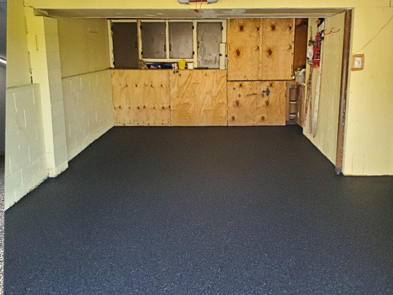 Garage Floor Coating transformation